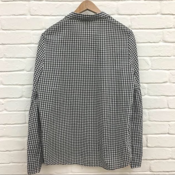 Lorraine Bell Sleeve Button Up Size Medium NWT - Picture 5 of 6